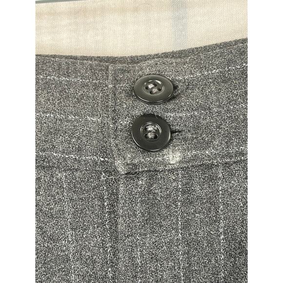 Camden Classics women's dark gray pinstripe wool pants, size 12 - Picture 9 of 9